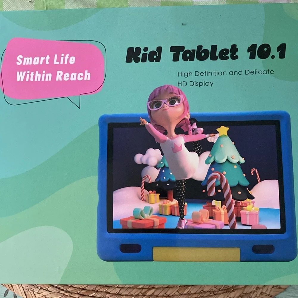 Pink Android tablet